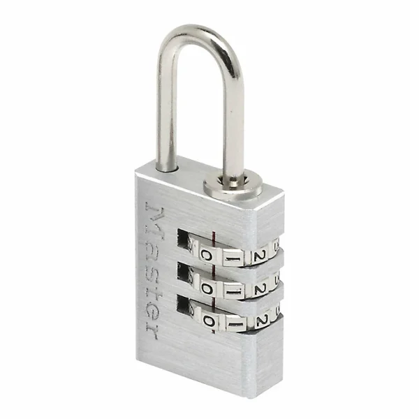 en ligne Castorama Cadenas à Combinaison Master Lock 7620EURD Aluminium L.20 Mm Hauteur De L’anse 21 Mm 1