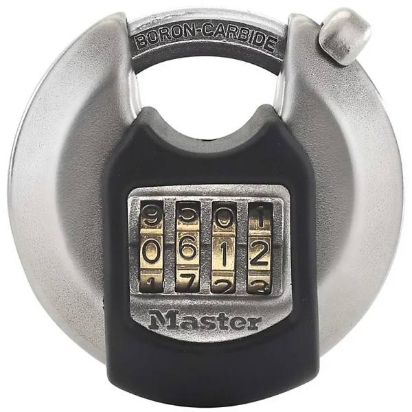 Livraison rapide Castorama Cadenas à Combinaison Master Lock Excell M40EURDNUM Disque En Zinc Ø70 Mm Hauteur De L’anse 16 Mm 1