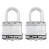 Castorama Lot De 2 Cadenas à Clé Master Lock Excell M1EURT Acier Laminé L.45 Mm Hauteur De L’anse 24 Mm Pas Cher soldes France 7