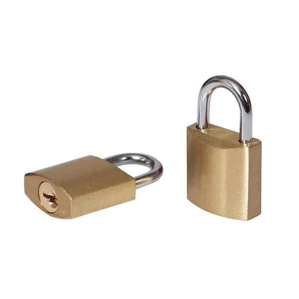 Castorama Lot De 2 Cadenas à Clé Smith & Locke En Laiton L.21 Mm grande promotion 1