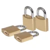 Castorama Lot De 4 Cadenas à Clé Smith & Locke BC7738 (1033) En Laiton Anse Ouverte L.39 X H 31 Mm Meilleur Prix Garanti 5